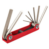 Juego de 8 llaves allen tipo navaa desde 1/16" hasta 3/16" truper..